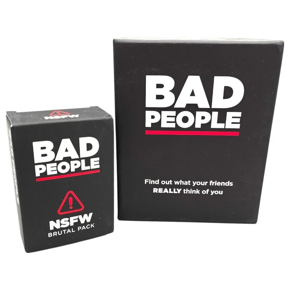 Bad People The Adult Party Card Game + The After Dark NSFW Expansion Pack 2021